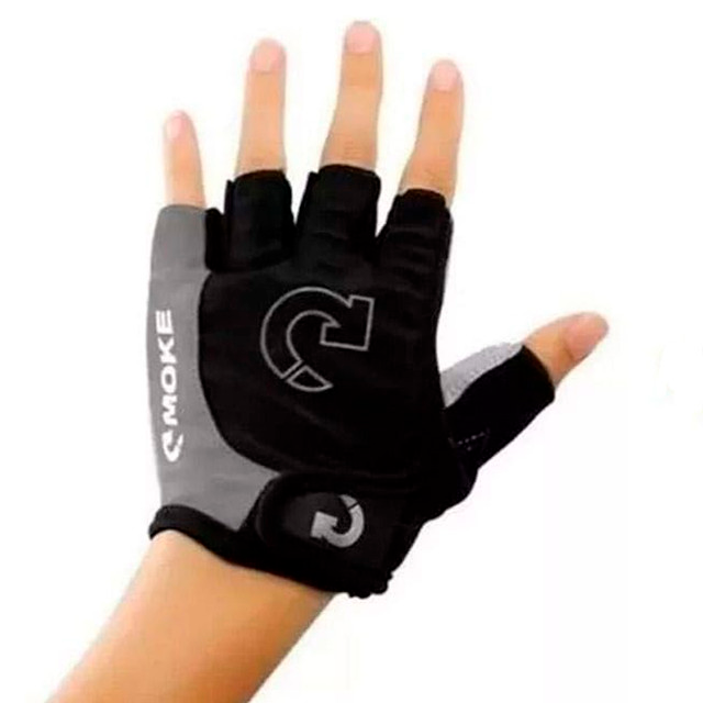 Par de Luvas Esportiva Confortável Gel Meio Dedo Bike e Moto Anatômica para Ciclista