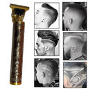 Maquina Profissional Corta Cabelo Barba Sem Fio Carregamento USB