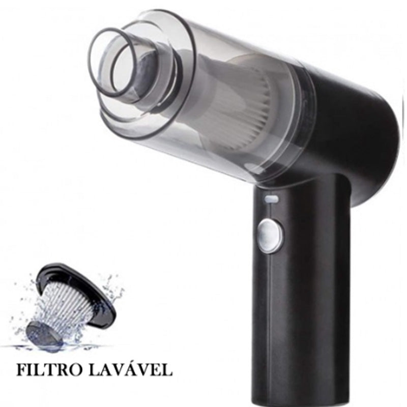 MINI ASPIRADOR DE PÓ SEM FIO PORTÁTIL CARREGAMENTO VIA USB