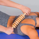 Rolo Bastão Massageador Manual Espiga Madeira Maderoterapia