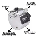 Contador Manual Numérico Dígitos Passos Pessoas Produtos